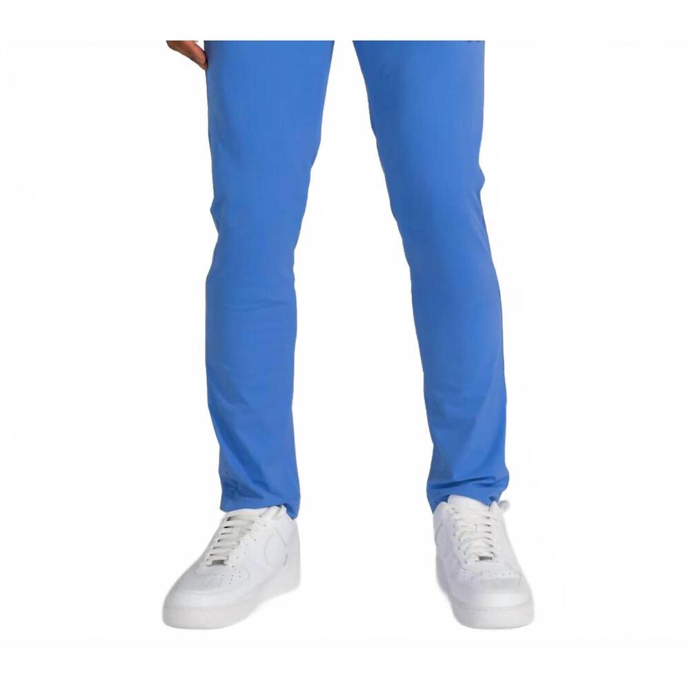 NEW REDVANLY men's kent pull on trouser in blue yonder